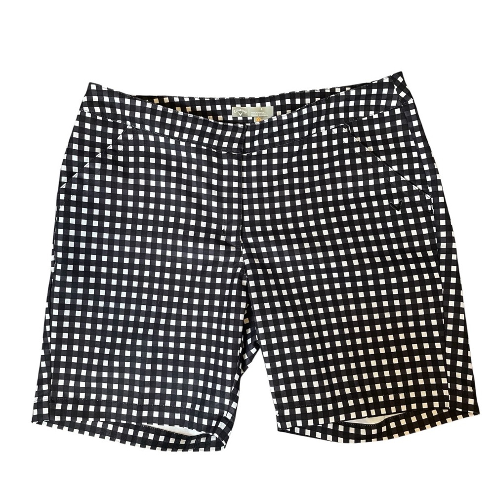 Callaway opti-dri checkered golf shorts women’s size 6